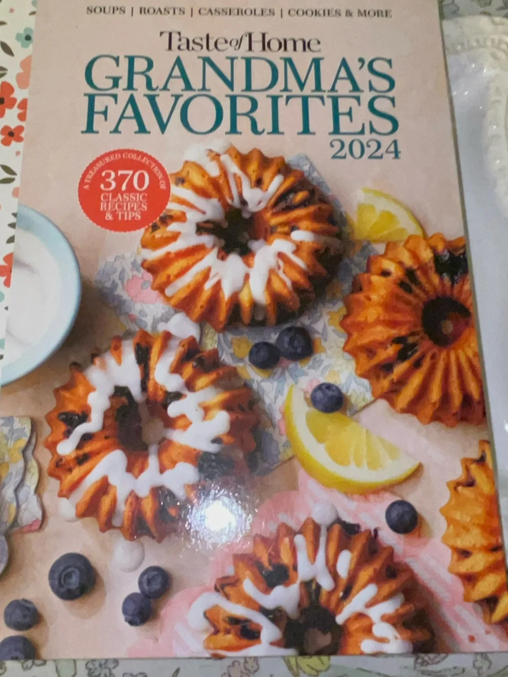 Taste of Home Grandma’s Favorites Cookbook Stack